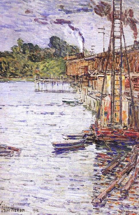 Childe Hassam The Mill Pond at Cos Cob china oil painting image